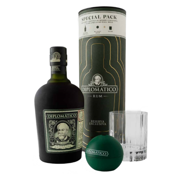 Buy The Diplomatico Reserva Exclusiva Rum / Glass & Ice Mould Gift Set  Online