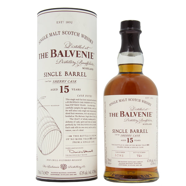 The Balvenie 15 Year Old Single Barrel Sherry Cask