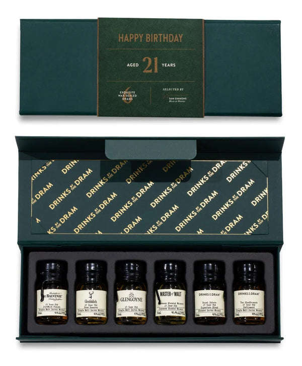 21st Birthday Whisky 6 Dram Tasting Set 18cl