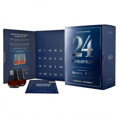 24 Days of Rum -  Blue Advent Calendar