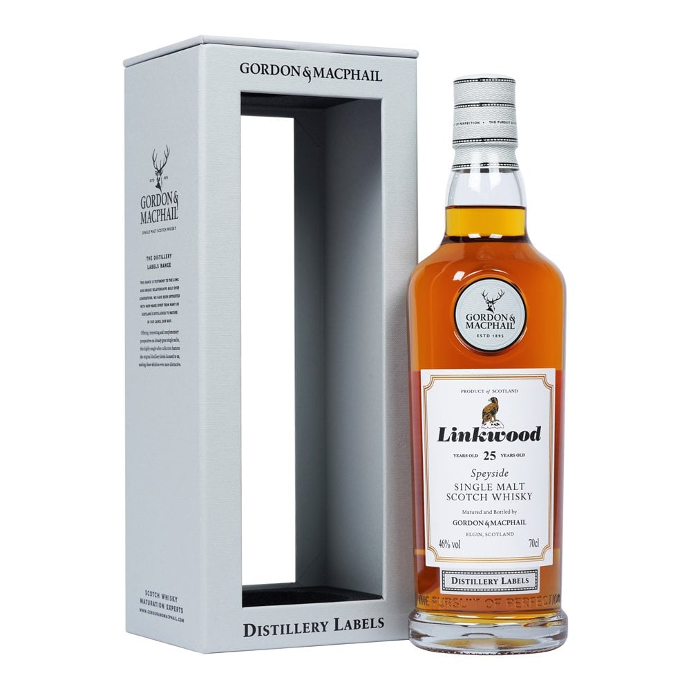 Buy The Linkwood 25 Year Old (G&M Distillery Labels) Single Malt Whisky  Online