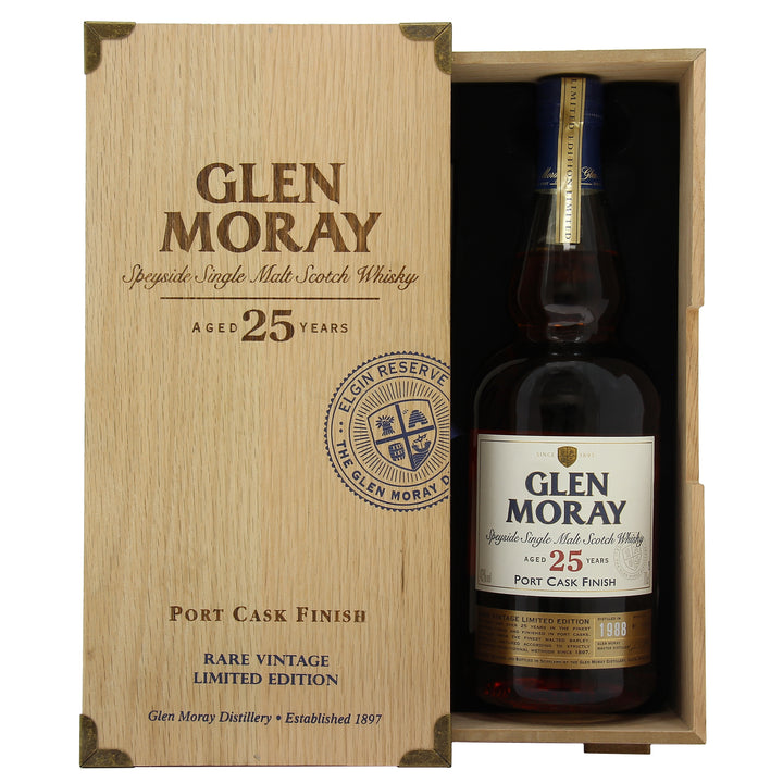 Glen Moray 25 Year Old Port Cask Finish Limited Edition