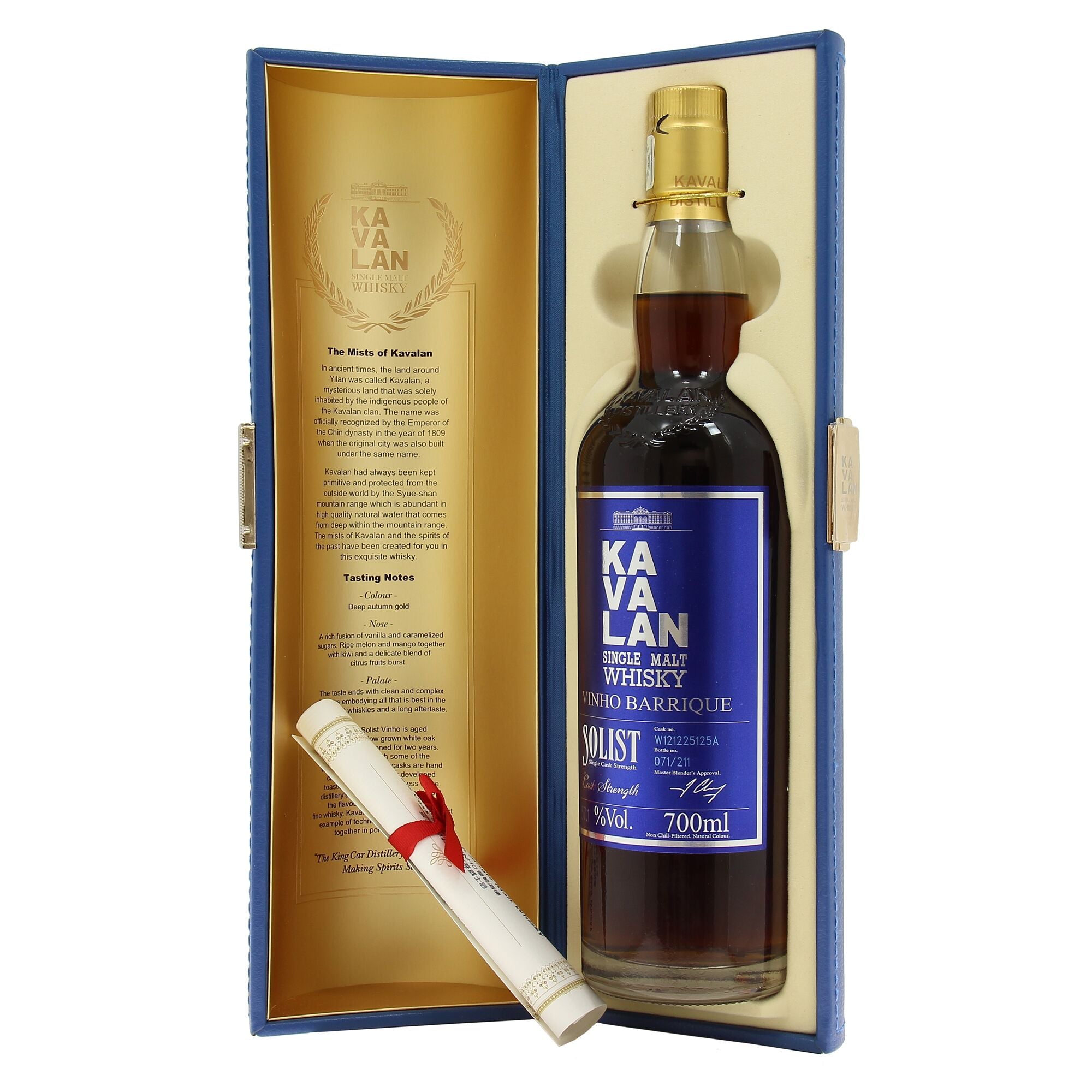 KAVALANシングルモルトウイスキー Vinho Barrique 700ml 【公式 KAVALANシングルモルトウイスキー Vinho Barrique 700ml 【公式